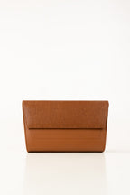 Tan Textured Faux Leather Handbag with Detachable Strap-Zavy Vibes